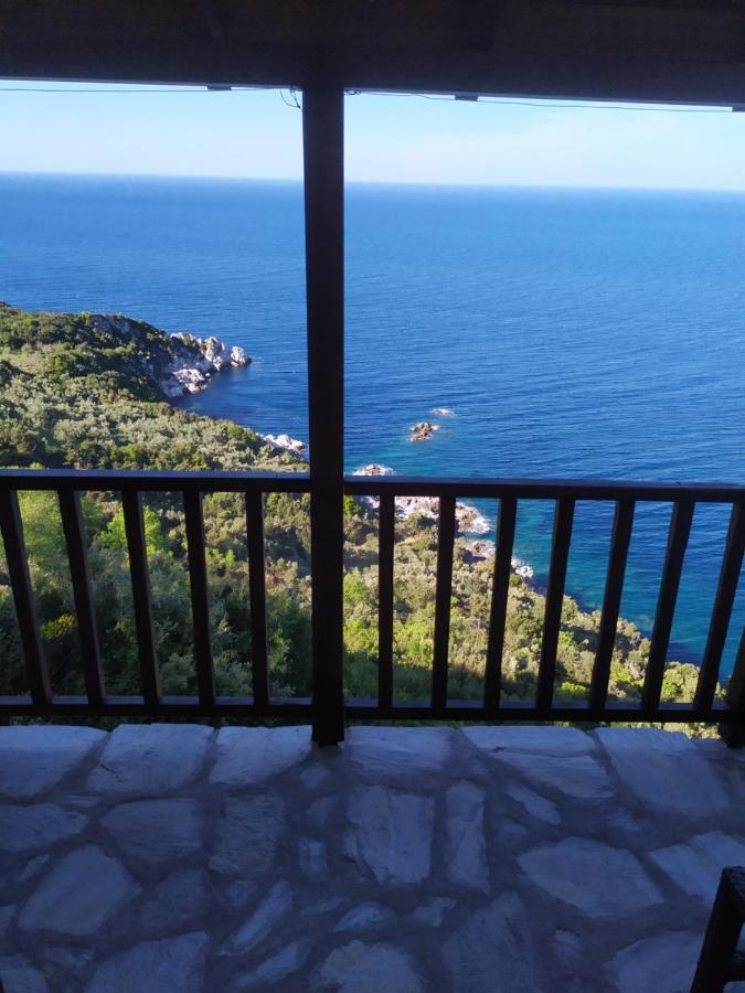Triple Studio Room With The Most Beatifull View In Mylopotamos Tsagarada Exterior photo